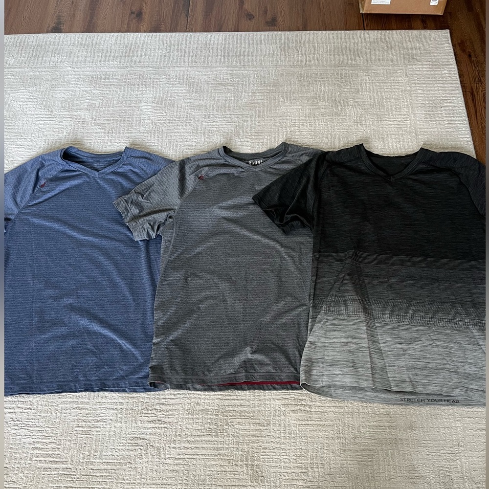 Lulu and Rhone 3 shirt bundle
